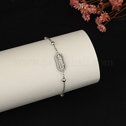 Bracciali a maglie ovali in ottone&nbsp;XB4113-2