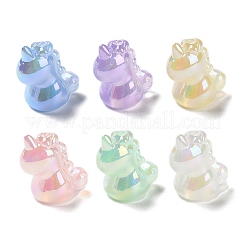 Светящиеся акриловые бусины с УФ-покрытием&nbsp;PACR-E003-11