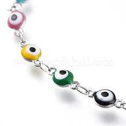 Браслеты из нержавеющей стали 304 BJEW-M203-04P-C