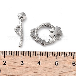 Chiusure a ginocchiera in acciaio inossidabile 304 anti-ossidazione&nbsp;LS-STAS-A092-02P