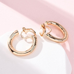 Клипсы из сплава силикона EJEW-Z120-01G-02