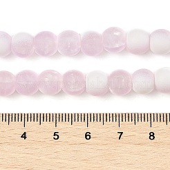 Матовое стекло треск бисер нитей&nbsp;GLAA-U001-6mm-M03