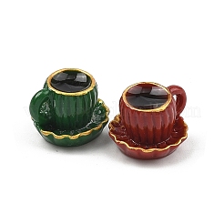 Kaffeetassen-Miniaturornamente aus Kunstharz&nbsp;DOLL-F001-01