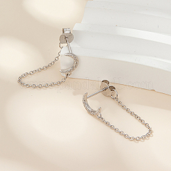 Элегантные серьги-гвоздики с кисточками из стерлингового серебра s925 OG4431-2