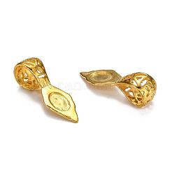 Латунные клеящиеся плоские держатели для подвесок KK-E650-14G