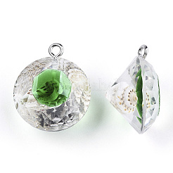 Подвески из прозрачной эпоксидной смолы&nbsp;CRES-N025-11E