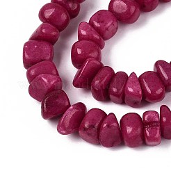 Окрашенные натуральные желтые нефритовые бусинки&nbsp;G-ZX005-13D