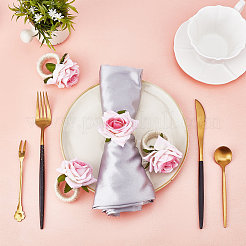 6 шт. плетеные джутовые кольца для салфеток DJEW-CP0001-20A