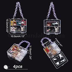 4 шт. контейнеры для шариков из полистирольного пластика&nbsp;CON-PH0002-77