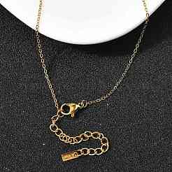 Женские кулоны-подвески в форме прямоугольника из нержавеющей стали 304 с лазерной резкой 11:11&nbsp;NJEW-Z091-16G-01