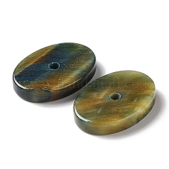 Ovale perle occhio di tigre naturale&nbsp;G-C081-02B