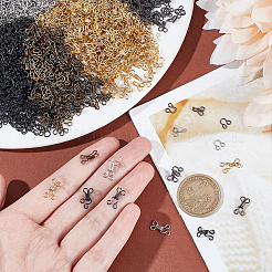 200 набор 5-х цветных латунных крючков и петель для одежды KK-NB0003-09