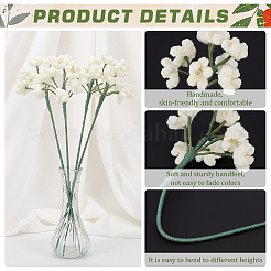 Babysbreath хлопок вязание искусственный цветок&nbsp;AJEW-WH0314-414B