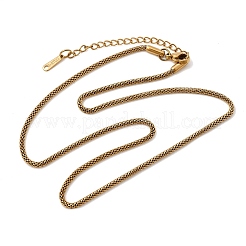 2 mm Unisex-Rundketten aus Edelstahl 304&nbsp;NJEW-P356-06G