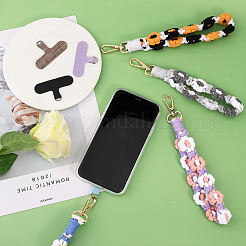 4 шт. хлопковый браслет-подвеска в виде цветка DIY-GL0004-44