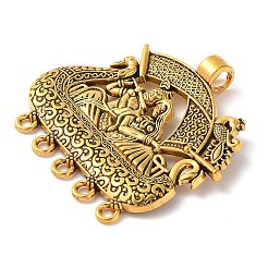 Сплав люстра компонента соединения тибетском стиле&nbsp;FIND-C060-060A-AG