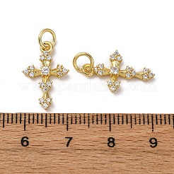 Латунные микро проложить кубического циркония подвески&nbsp;KK-P308-25G