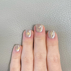 4 лист 4 цветов водонепроницаемые самоклеящиеся наклейки для животных луна звезда солнце декоративные наклейки&nbsp;MRMJ-LP0002-13