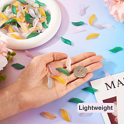 100 Stück 5 Farben transparente Acrylanhänger&nbsp;MACR-TA0001-81