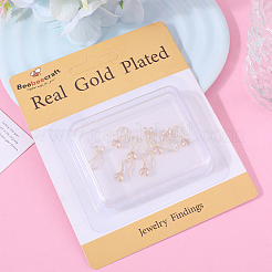 10 шт. латунные застежки-крючки для стойки KK-BBC0010-48