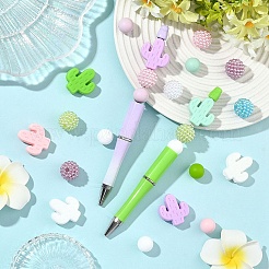 66 шт. Набор бусин из силикона и смолы 9 цветов&nbsp;FIND-YW0011-43