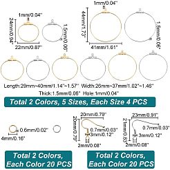 Набор для самостоятельного изготовления сережек-колец из проволоки DIY-UN0003-65