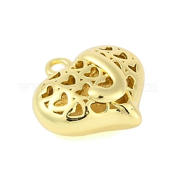Pendentifs creux en laiton pour la Saint-Valentin&nbsp;KK-M289-03J-G
