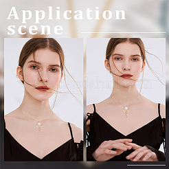 8 шт. латунные микропаве прозрачные кубические цирконии штифты звенья KK-BBC0007-74