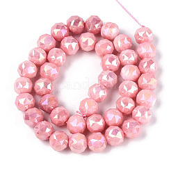 Антикоррозийные гальванические стеклянные бусины&nbsp;LS-GLAA-N010-10mm-04