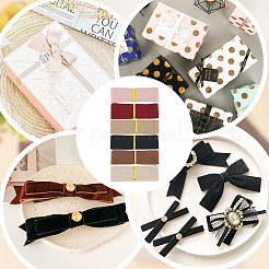 6 шт. 6-х цветные плоские ленты из искусственной замши&nbsp;OCOR-BC0006-14A