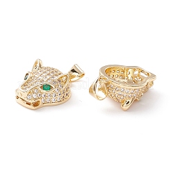 Латунные микро проложить кубического циркония подвески&nbsp;KK-D067-24G-RS