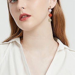 60шт 12 цвета бусины из полимерной глины со стразами RB-SZ0001-05