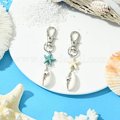 Кулон из ракушек каури&nbsp;HJEW-JM03270