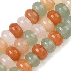 Colliers de perles d'aventurine verte naturelle&nbsp;GG-CBA9281-A02-5x8mm