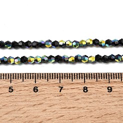 Ab цветные прозрачные стеклянные бусины пряди&nbsp;GLAA-G127-01D