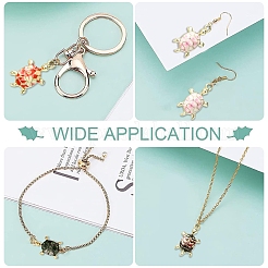 12шт 6 цвета сплава эмалевые подвески&nbsp;FIND-YW0004-60