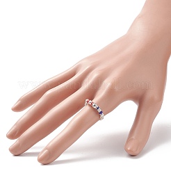 День независимости японские семена плетеные бусины кольцо на палец RJEW-TA00061