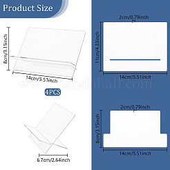 Акриловая подставка для визитных карточек ODIS-WH0038-70