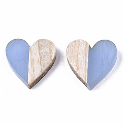 Harz & Holz zweifarbige Cabochons&nbsp;RESI-R425-04A