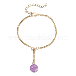 Регулируемые браслеты-слайдеры из нержавеющей стали 304 с якорной цепочкой.&nbsp;BJEW-JB13289