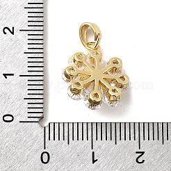 Латунные микро проложить кубического циркония подвески KK-H089-20G