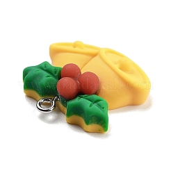 Подвески из непрозрачной смолы на рождественскую тематику RESI-F054-B05