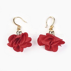 Set di gioielli con decorazioni di stoffa&nbsp;SJEW-JS00990