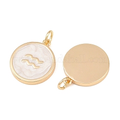 Pendentifs d'émail en laiton &nbsp;KK-CBA652E-01K