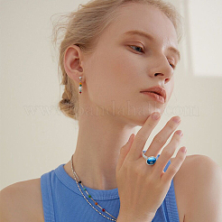 30 шт. 3-х стилевые латунные накладки на кольца KK-FH0006-35