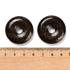 天然古銅ペンダント  ドーナツ/円盤チャーム  30x6.5mm  穴：7.5mm&nbsp;G-F831-A04
