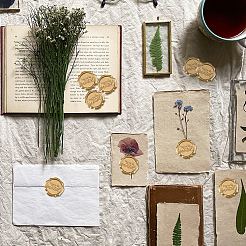 50шт. клейкие восковые наклейки DIY-CA0006-16A