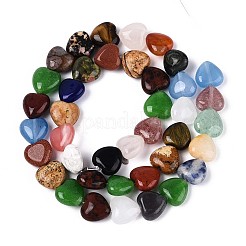 Натуральные и синтетические смешанные каменные бусы пряди G-T142-71