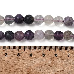 Natürlichen Fluorit Perlen Stränge&nbsp;G-E598-02A