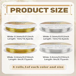 4 рулон 4 видов круглой медной проволоки&nbsp;CWIR-LP0001-21